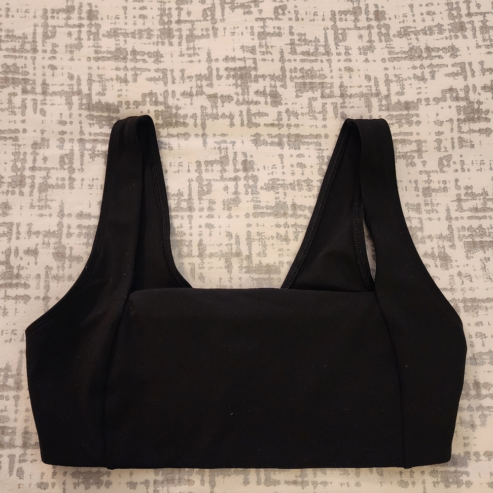 Victoria's Secret Pink Black Sports Bra, L